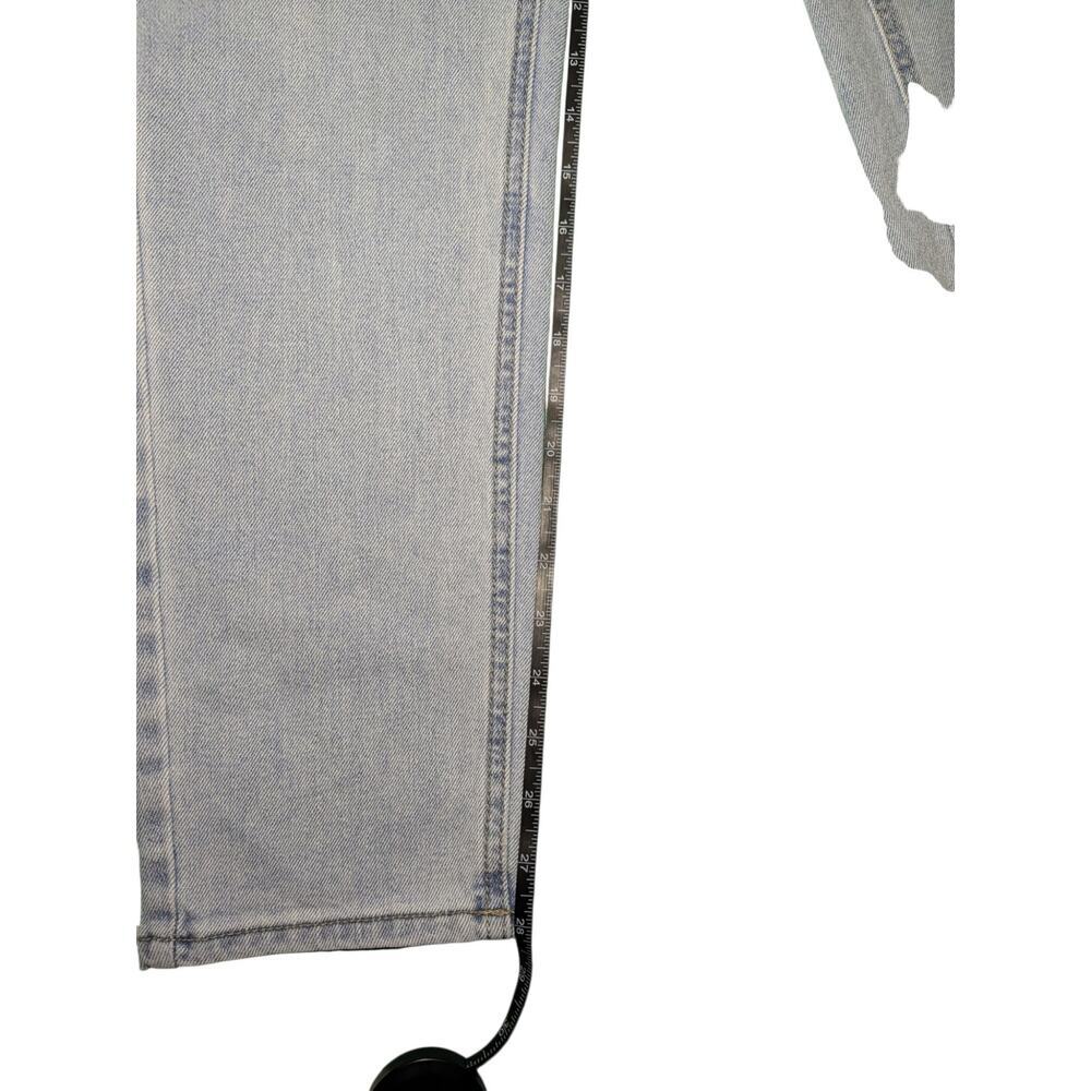 Seven7 90s Straight Leg Jeans Size 6 Key West Light Wash High Rise Ankle - Picture 12 of 15